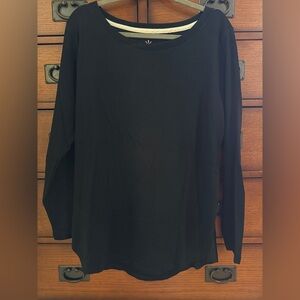 Essentials Black Long Sleeve Top